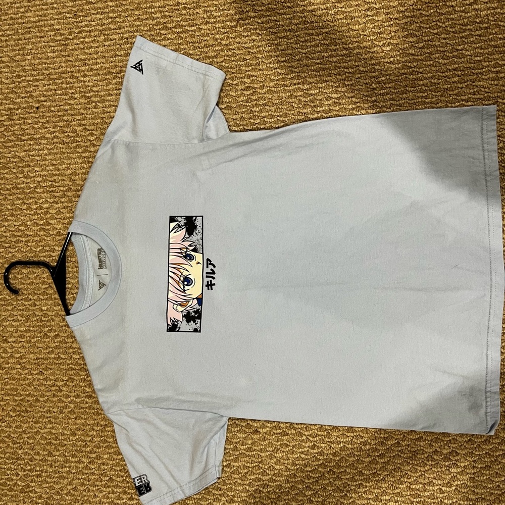 Hypland HunterXHunter “Killua” Eyes Anime Graphic Tee - Light Blue